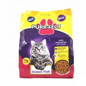 Penang Purrfect Cat Cafe  Adult  Food Ocean Fish Flavour 1kg Wholesome High-Quality Ingredients for Complete & Balanced Nutrition