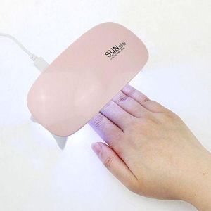 sun - 6W - Nail Gel Machine Curing Mini UV LED Polish Lamp Dryer