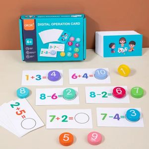 Un Branded Montessori  Number Digital Maths Cards