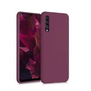 Soft Silicone Back Cover for Samsung Galaxy A30s - Maroon, anti-fingerprint, anti-scratch, durable silicone case