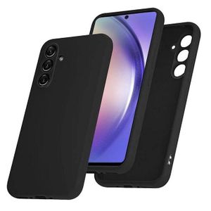 Silicone Back Case For Samsung Galaxy A54 - Black
