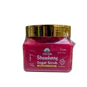 Roushun Exfoliating Strawberry Sugar Scrub Brightening And Purifying