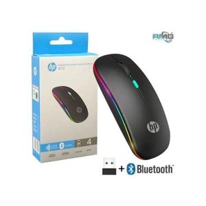 HP W10 RGB BLUETOOTH & WiRELESS MOUSE RECHARGEABLE TWorks With Laptop/PC/Desktop/Windows/MAC/Android with 1 year warranty