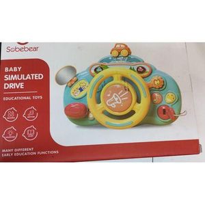 Baby Turn and Learn Driver Steering Wheel Toys -Blue.