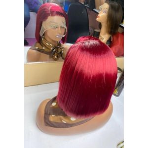 Frontal semi human body wig 