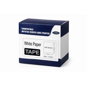Brother DK-11201 Label Roll - 29mm x 90mm - 400 Labels - Black on White