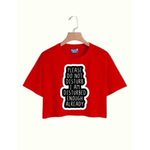 Women's casual crop tshirt 