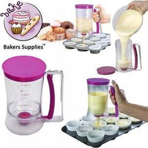 Batter dispense, Easy Pour Batter Dispenser - Measuring Pitcher for Pancakes, Cupcakes & Waffles,Pancake Batter Dispenser,Cupcake Batter Pourer,Waffle Batter Dispenser.