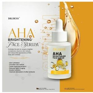 Brightening Face Serum with Vitamin C, Niacinamide & Hyaluronic Acid, Anti-Acne, Dark Spots Fading, Hydrating, Skin Barrier Repair for Sensitive & Acne-Prone Skin