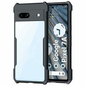 Xundd 4-Corner SHOCKPROOF Airbag Bumper Shell Back Transparent Acrylic + TPU Buffer Cover Case For Google Pixel 7a