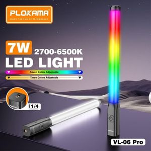 Plokama VL-06 Pro RGB Photography Stick Light Lightweight Handheld Design