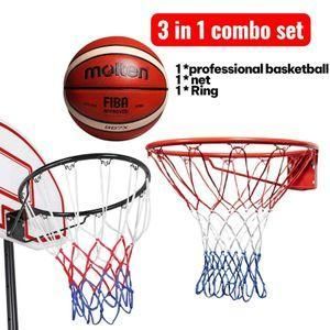 Molten  Full Basketball Training Combo Set – basketball, Hoop Ring & Net