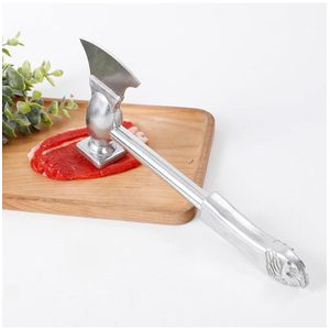 Heavy-Duty Meat Tenderizer Hammer and Axe Multi-Tool for Kitchen Cooking