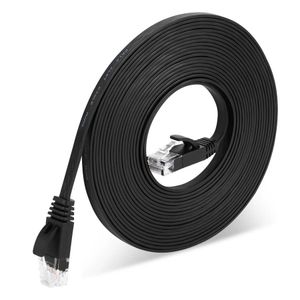 Black RJ45 Internet CAT6 Ethernet Cable / LAN Network Internet Patch Cord / 1M Length