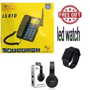 SQ LS 810 Desktop Wireless //Telephone GSM Fixed Phone//free Giveaways