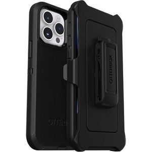 iPhone 14 Pro Max Otter Box Defender Series Case Black Rugged Durable With Port Protection Protective Phone Cover