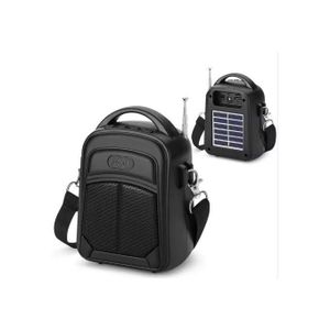 MGLE YG A20T Solar Powered Portable Bluetooth Speaker With FM Radio USB TF Card AUX Rechargeable Outdoor Music Speaker