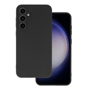 Soft Flexible Silicone Case for Samsung Galaxy S23 FE, Shockproof Anti-Scratch Slim TPU Protective Back Cover (Black)