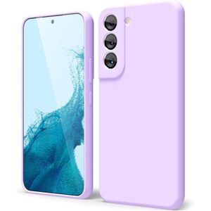 Soft Silicone Slim Fit Cover Anti-Scratch Shockproof Case for Samsung Galaxy S22 - Purple