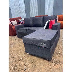 Mini L-Shape Sofa seat grey 