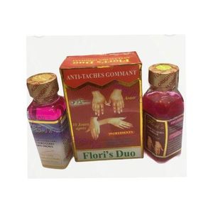 Flori's Duo ANTI-TACHES GOMMANT Serum Lotion Duo Set AHA Lactic Glycolic