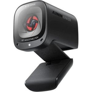 Anker  PowerConf C200 2K Webcam - Adjustable FOV, AI Noise Canceling, Black