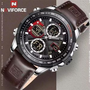 Naviforce  Men's Dual Time 30M Water Resistant Wrist Watch