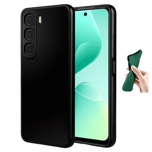 Soft Silicone Slim Fit CASE Anti-Scratch Shockproof Case for Infinix Hot 60i - Black