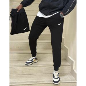 Black Unisex Cotton Sweatpants 