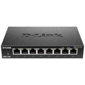 D-Link 8-Port Gigabit Unmanaged Desktop Switch (DGS-108/B)