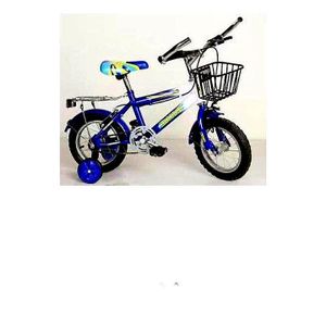 Victory 12” Kids Bicycle Blue BMX with Training Wheels Basket and Comfortable Design