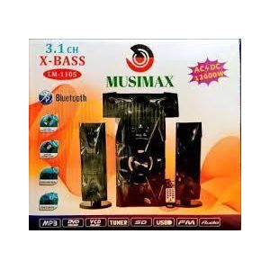 Musimax LM-1105 3.1CH X-Base Woofer HI-FI BT Speaker Systems AC/DC Subwo