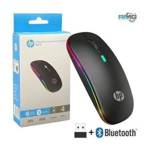 HP  Mouse W10 Dual Mode Rechargeable Bluetooth Wireless Silent Click Mouse