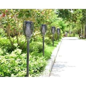 Solar-Powered Flame Garden Waterproof & Automatic Sensor Light