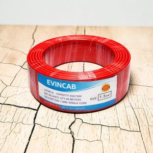 Evin  1.5mm Red Single Core Solid Low Resistance High Performance Safe Electrical Wiring Cable