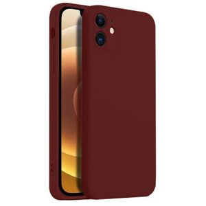 Silicone Phone Cover for Xiaomi Redmi 13 - Maroon, anti-fingerprint, anti-scratch, durable silicone case