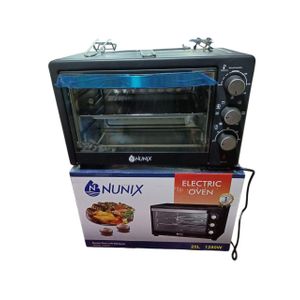 Nunix  20 Litres Baking Oven Electric Rotisserie Oven Perfect For Baking And Grilling