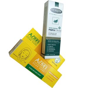 ACNES Scar Care Cream + Luron Acne Control PIMPLE CREAM          ,