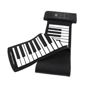 49-Key Roll-Up Portable Electronic Piano Keyboard 