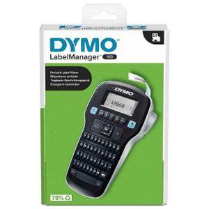 Dymo Label Manager 160P Portable Label Maker - QWERTY, LCD, Battery Powered