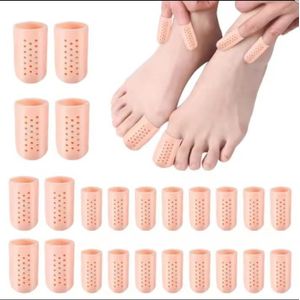 10PCS Breathable Silicone Toe Protector Pads Sleeves