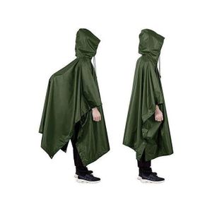 Unisex Outdoor Rain Poncho for Adult,Multi Use, Waterproof, Lightweight, Reusable & Packable, One Size Fits Most