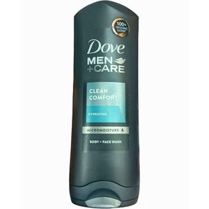 Dove MEN +CARE Clean Comfort HYDRATING Micromoisture Body + Face Wash cf