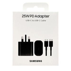 Samsung  Galaxy A06 A06s A16 A26 A36 A56 C To C 25W PD Fast Charger. BLACK