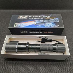 288 Type Flashlight LED with Electric Stun & Laser Beam Torch
