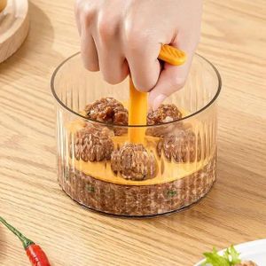 Translucent meat ball maker 