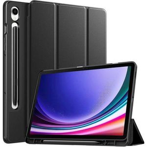 For Samsung Galaxy Tab S9 Case 2023 SM-X710/SM-X716B/SM-X718U, Slim Stand Protective Cover With S Pen Holder For All-New Galaxy Tab S9 11 Inch Tablet, Support Auto Wake/Sleep, Black