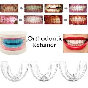Orthodontic Braces Dental Braces Instanted Silicone Smile Teeth Alignment Trainer Teeth Retainer Mouth Guard Braces Tooth Tray B2--40