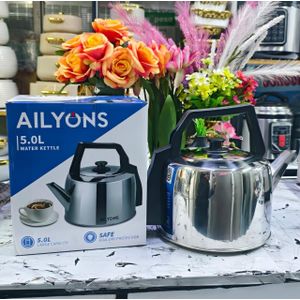 AILYONS Hot Sale 5 Liter Electric Water Kettle Fast Boil Stainless Steel Hot Water Heater Large Capacity Household Kitchen Appliance Safe Efficient Easy to Use