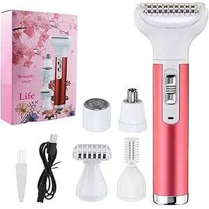 Rechargeable Hair Remover for Women Electric Eyebrow Trimming and Dehairing Tool Compact Portable USB Charge for Face Lips Chin and More